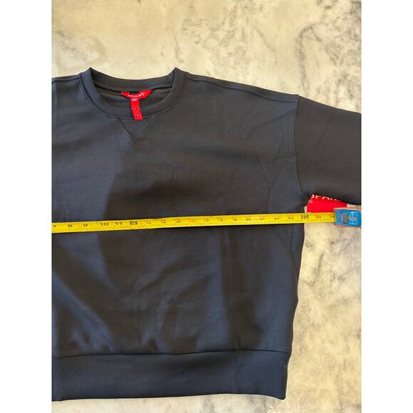 NWT Spanx AirEssentials Black Crewneck Top Size L Lightweight 50347R - Picture 5 of 6